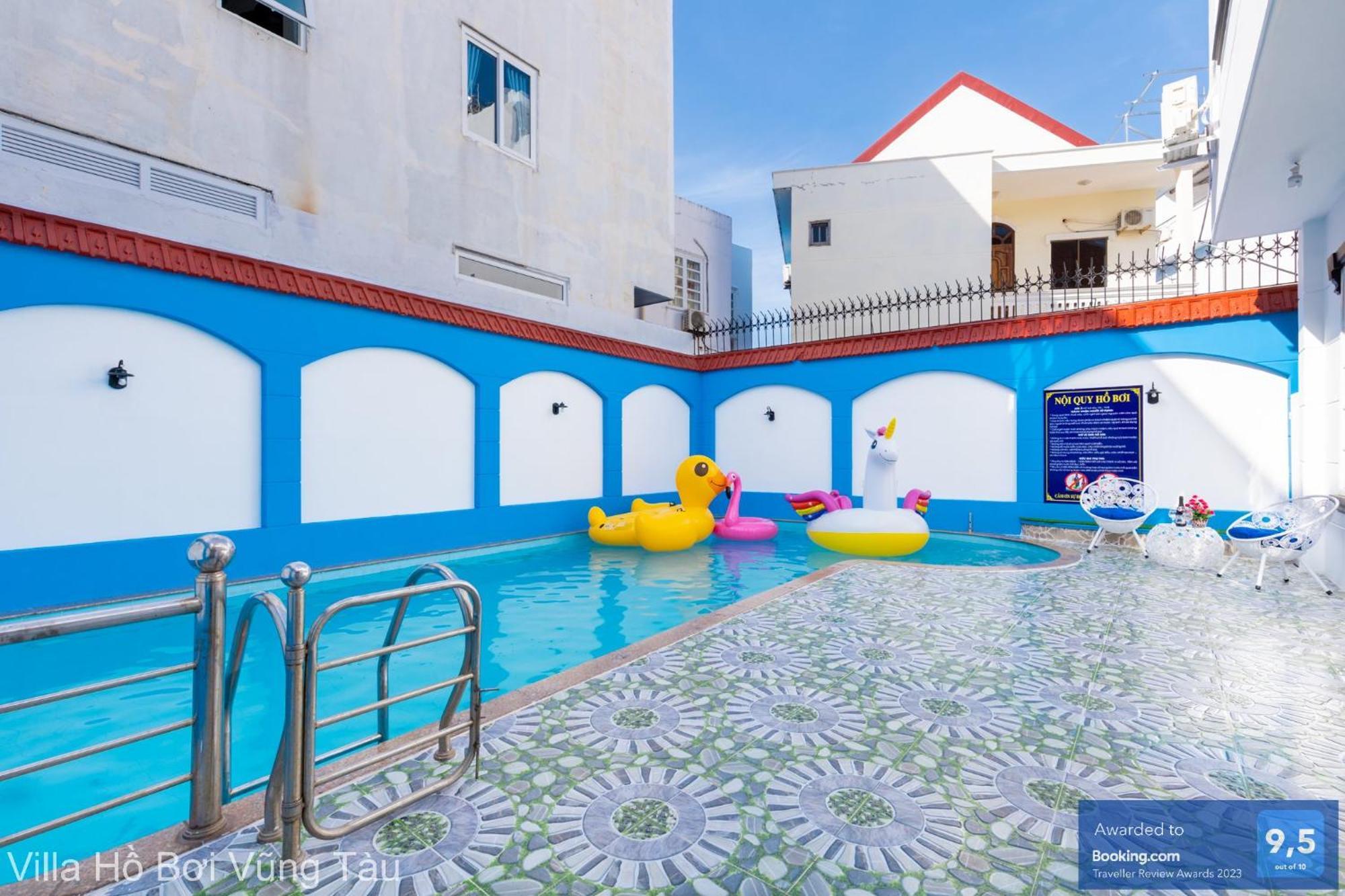 Villa San Vuon Gan Bien Bai Sau - Free Bida - Dan Karaoke Vung Tau Exteriör bild