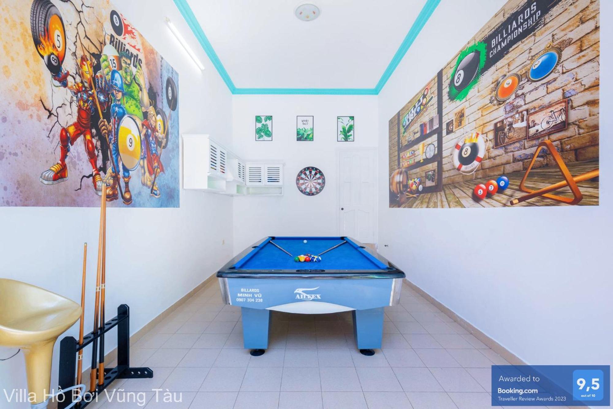 Villa San Vuon Gan Bien Bai Sau - Free Bida - Dan Karaoke Vung Tau Exteriör bild
