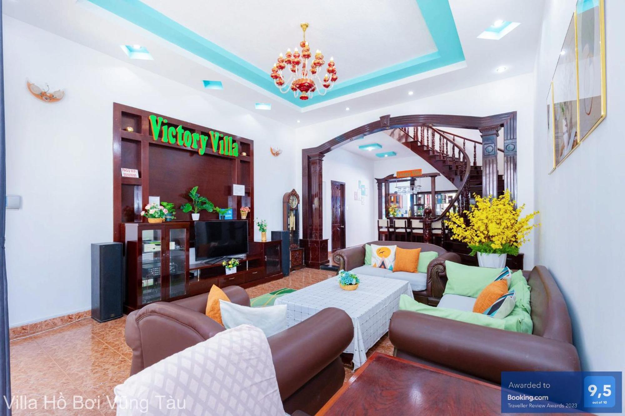 Villa San Vuon Gan Bien Bai Sau - Free Bida - Dan Karaoke Vung Tau Exteriör bild