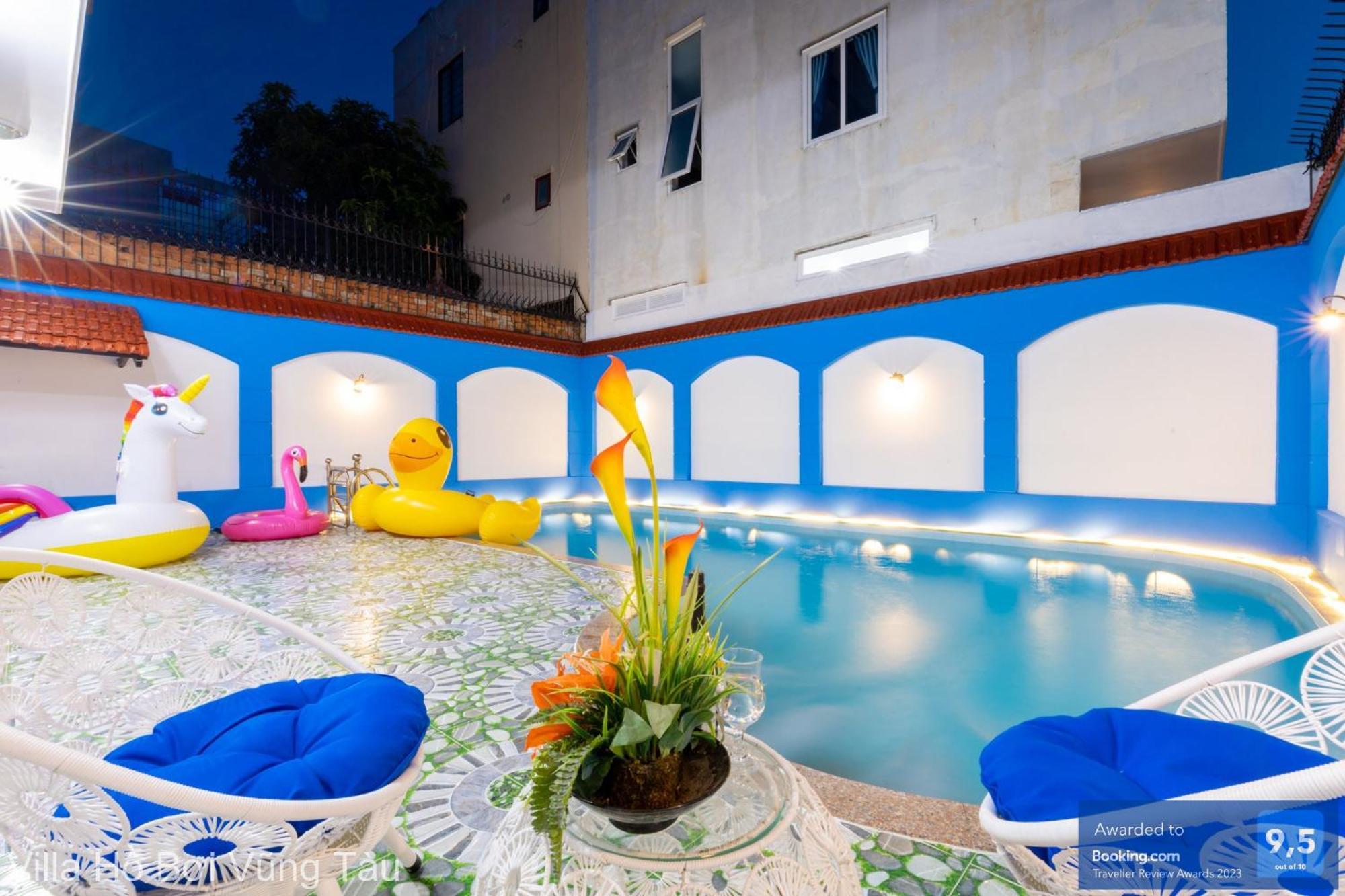 Villa San Vuon Gan Bien Bai Sau - Free Bida - Dan Karaoke Vung Tau Exteriör bild