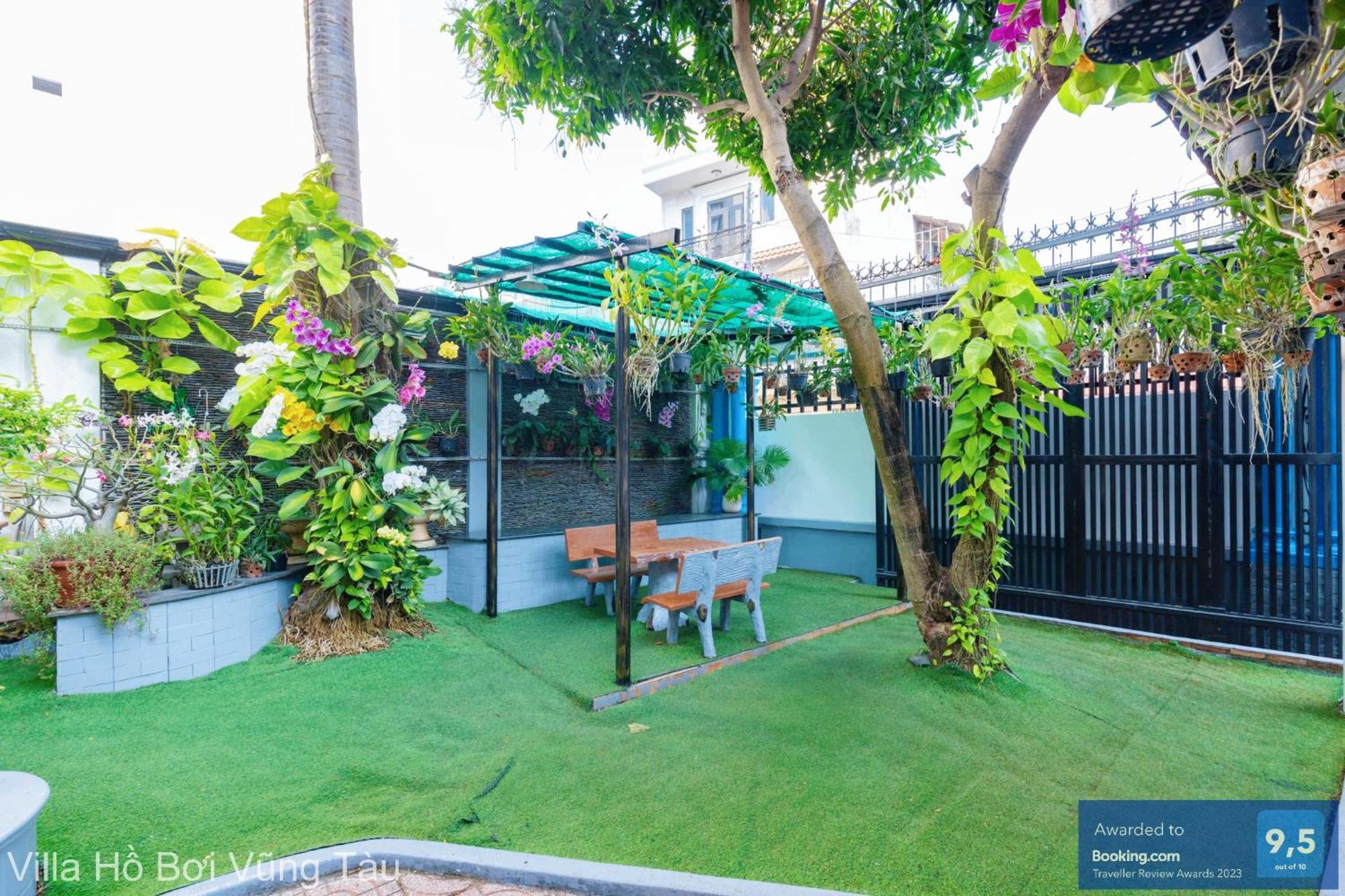 Villa San Vuon Gan Bien Bai Sau - Free Bida - Dan Karaoke Vung Tau Exteriör bild